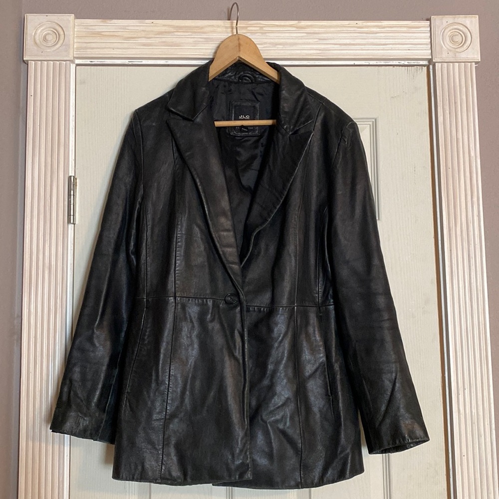 JLC Genuine Leather blazer